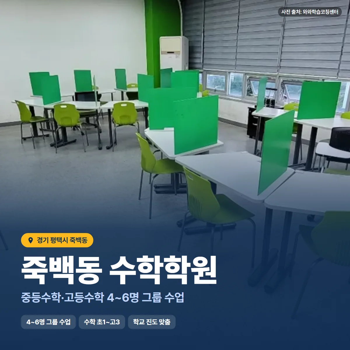 수학학원 수업 모습