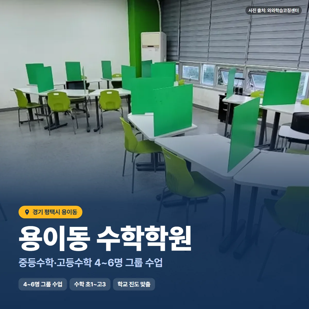 수학학원 수업 모습