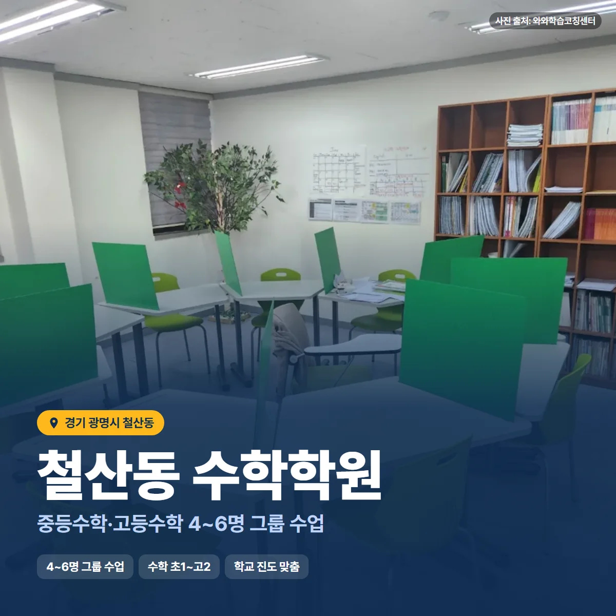 수학학원 수업 모습