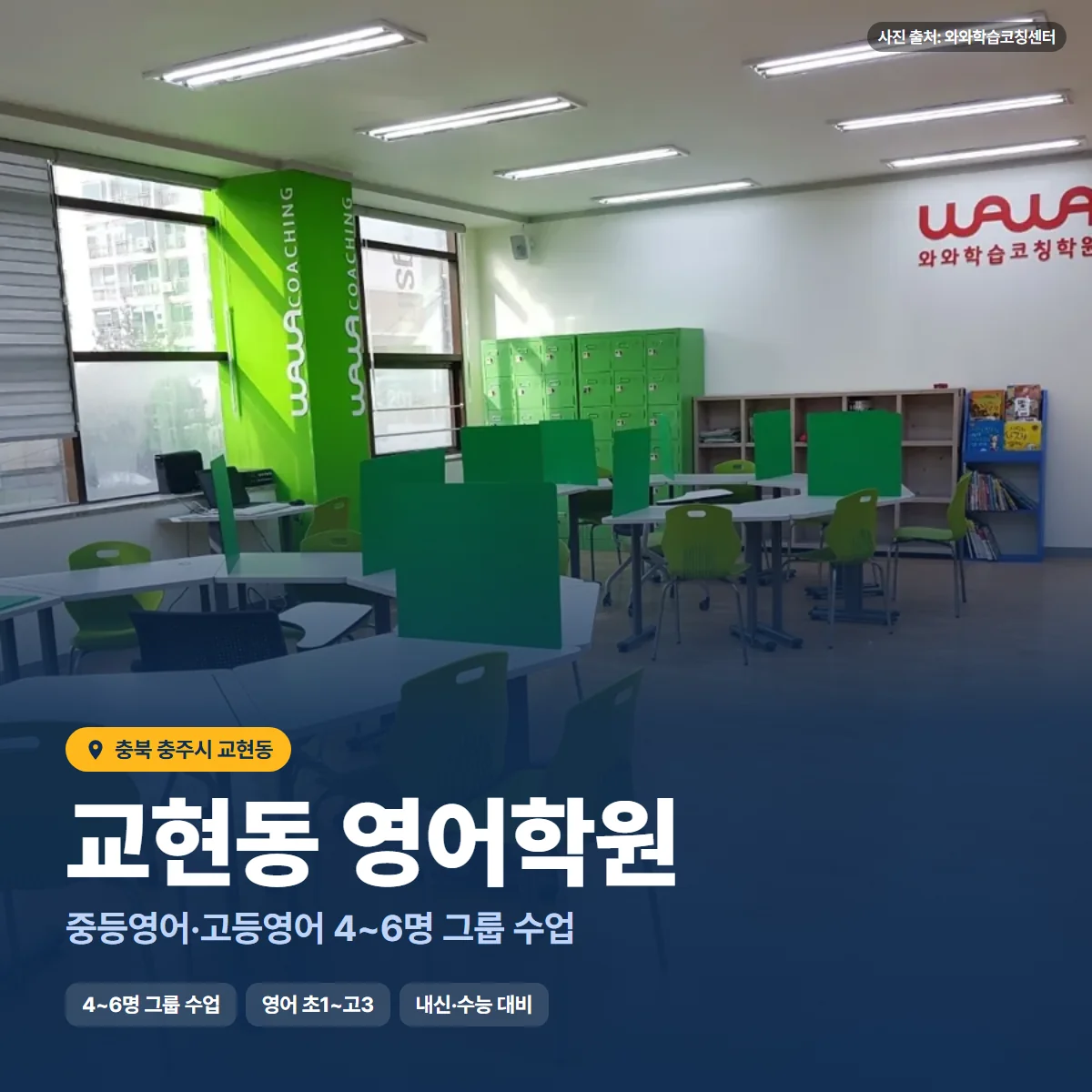 교현동 영어학원 수업 모습