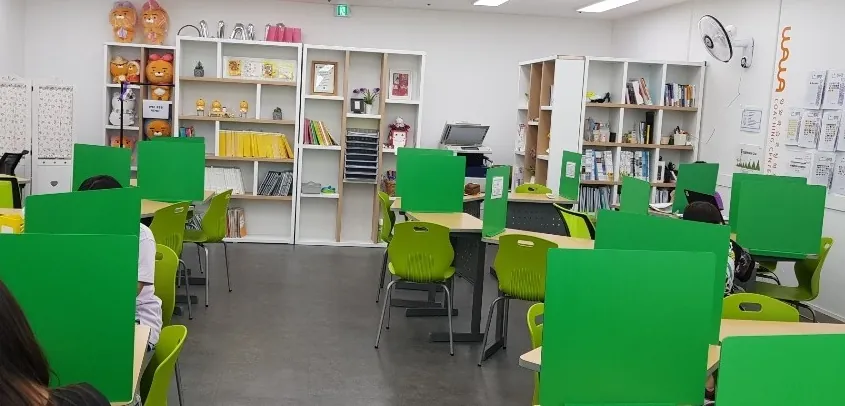 당산점 공부하는 교실 모습