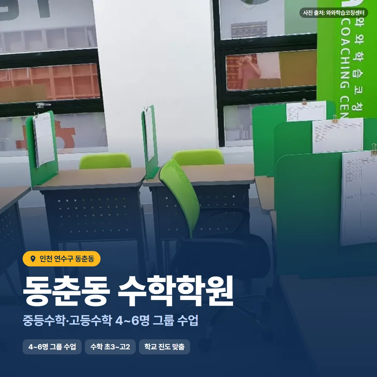 수학학원 수업 모습