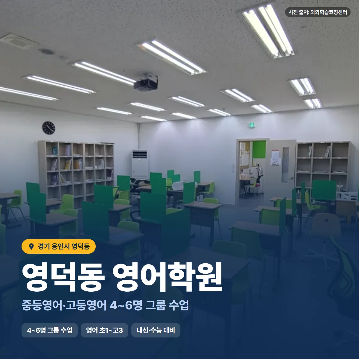 영덕동 영어학원 수업 모습