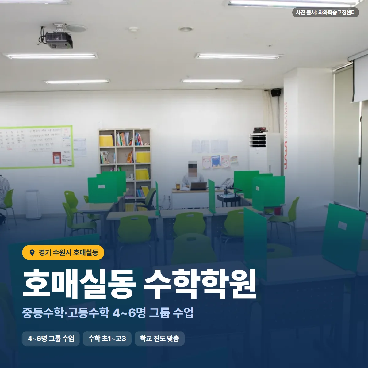 수학학원 수업 모습