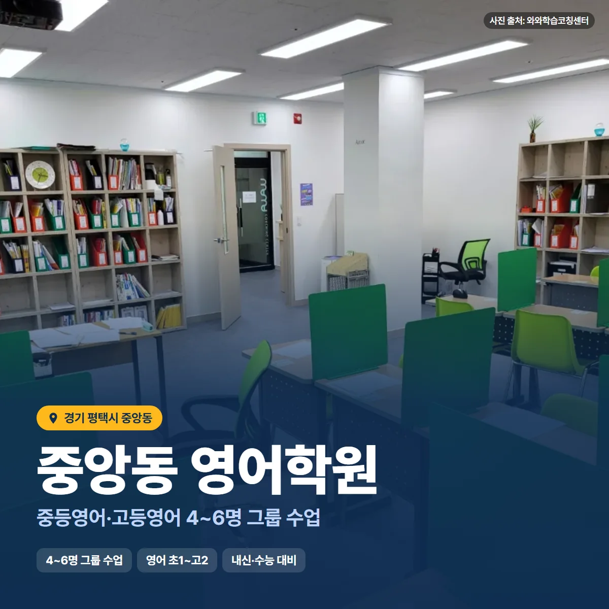 중앙동 영어학원 수업 모습