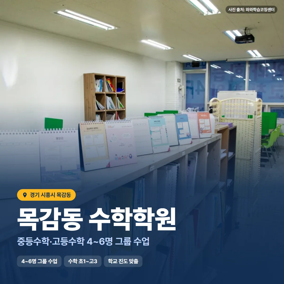 수학학원 수업 모습