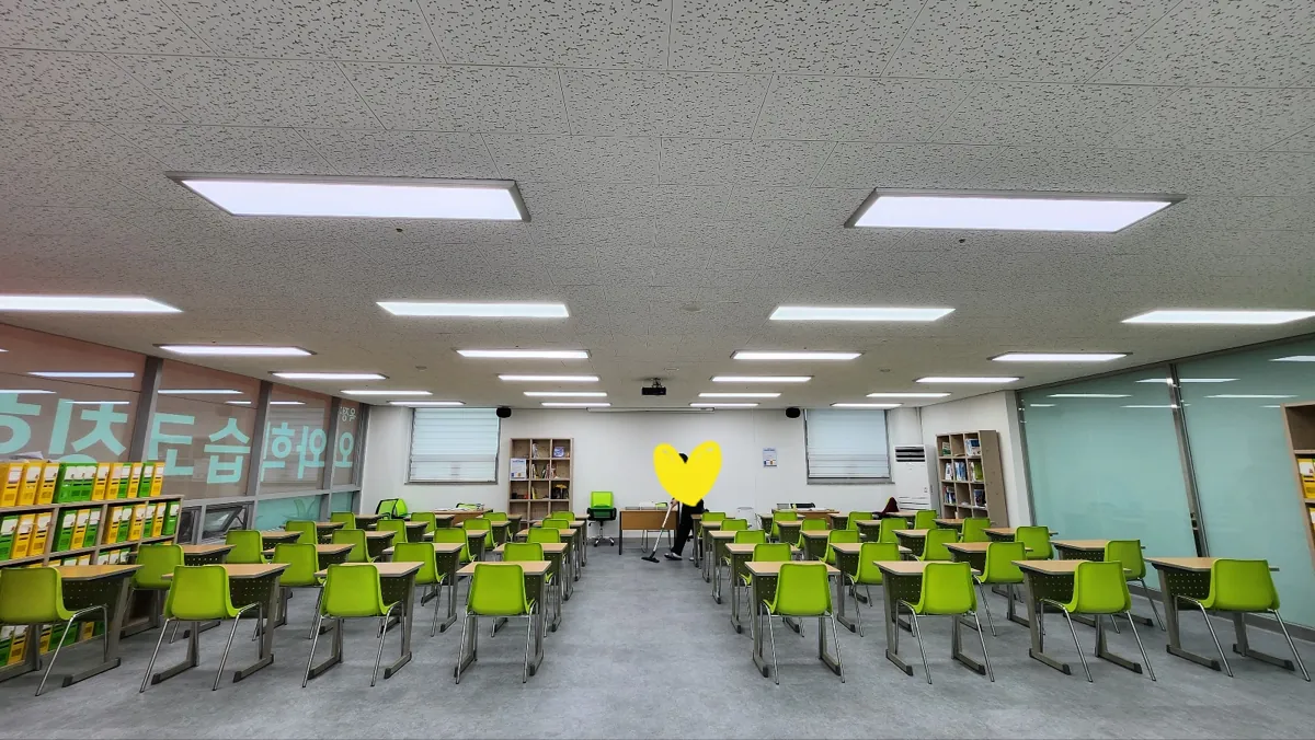 옥정점 공부하는 교실 모습