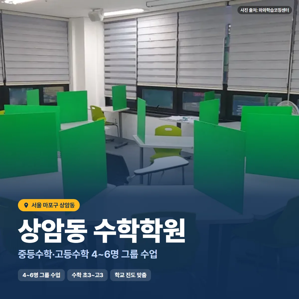 수학학원 수업 모습