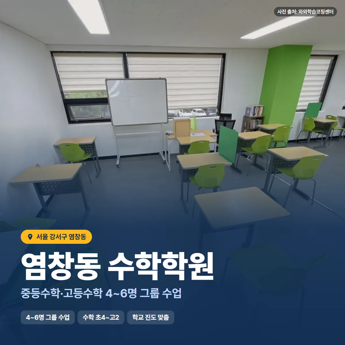 수학학원 수업 모습