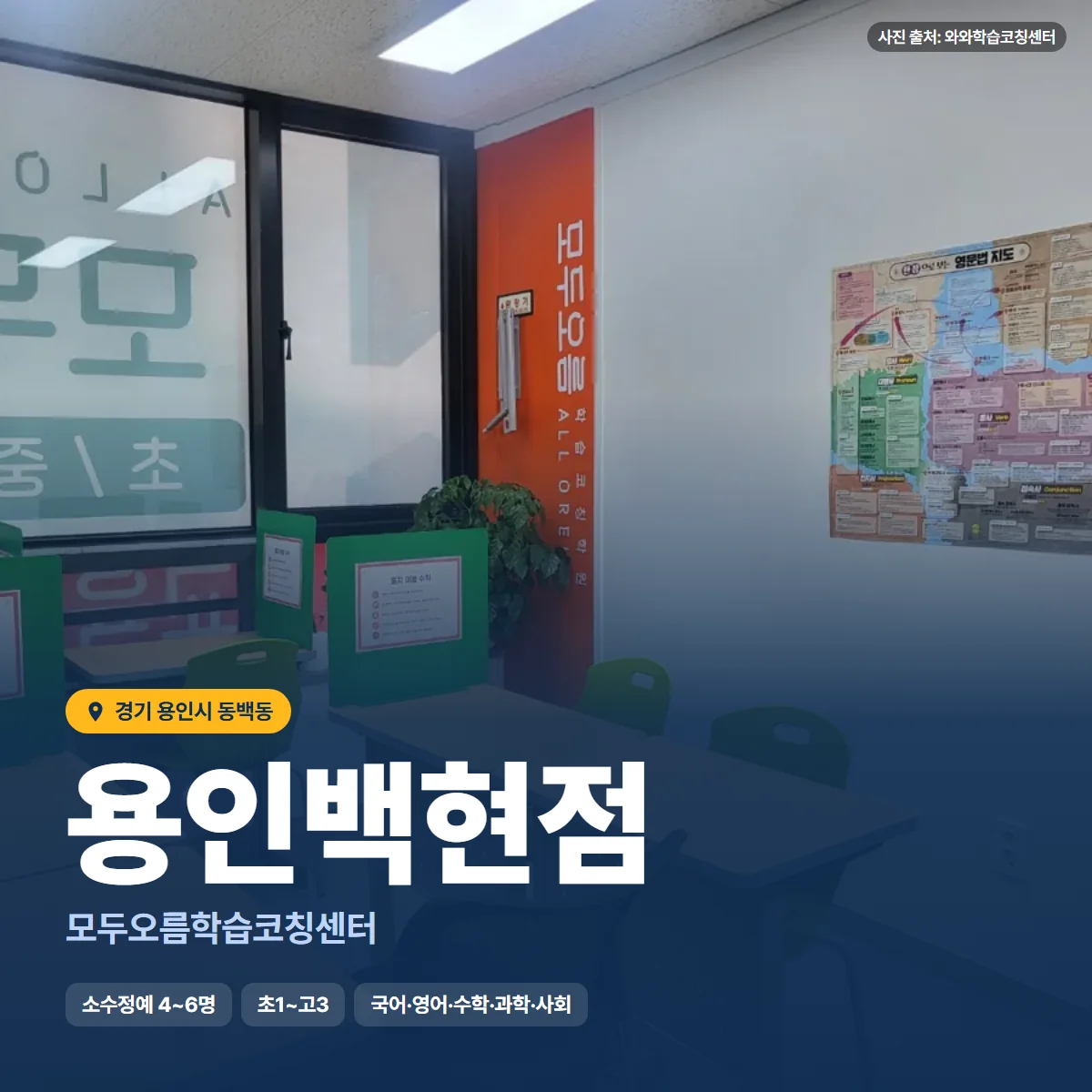 모두오름학습코칭센터 용인백현점 수업 모습